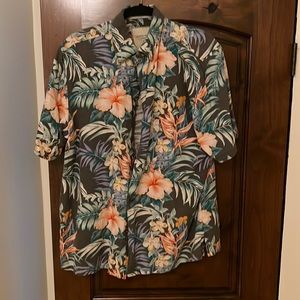Island Republic Silk Hawaiian Shirt